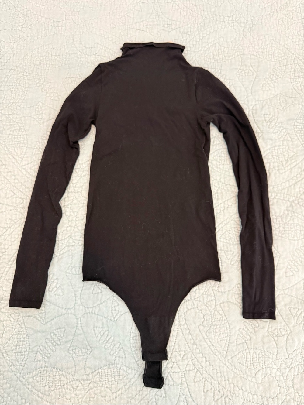 Commando Black Long-Sleeve Bodysuit